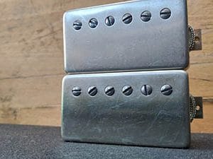 raw nickel cover classic paf humbuckers