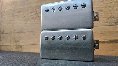 raw nickel cover classic paf humbuckers