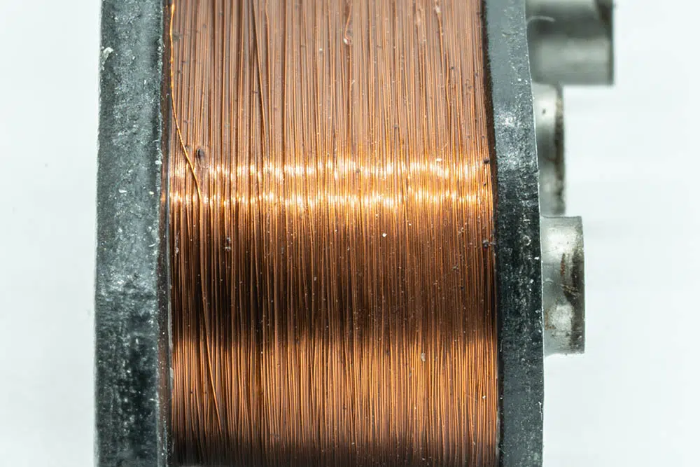 Copper wires coats and thickness