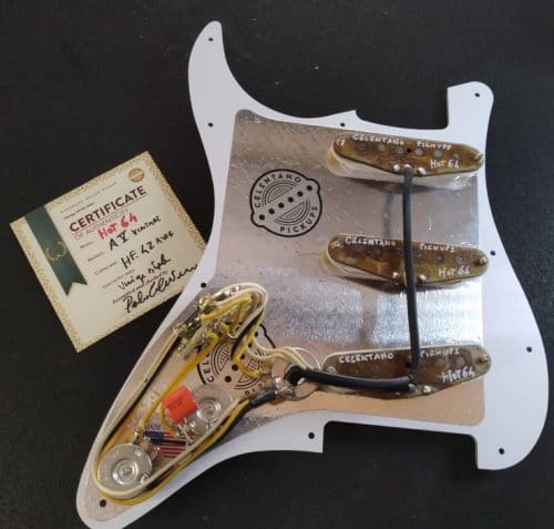 Celentano pickups hot 60 pickguard